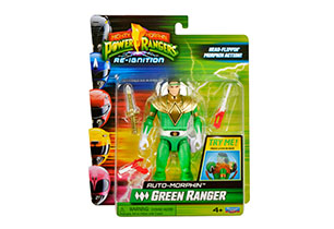 Power Rangers Head Flippin Basic Figures Assorted - Black Ranger